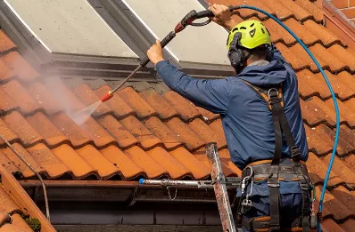 Démoussage et hydrofuge de toiture à Lafat
